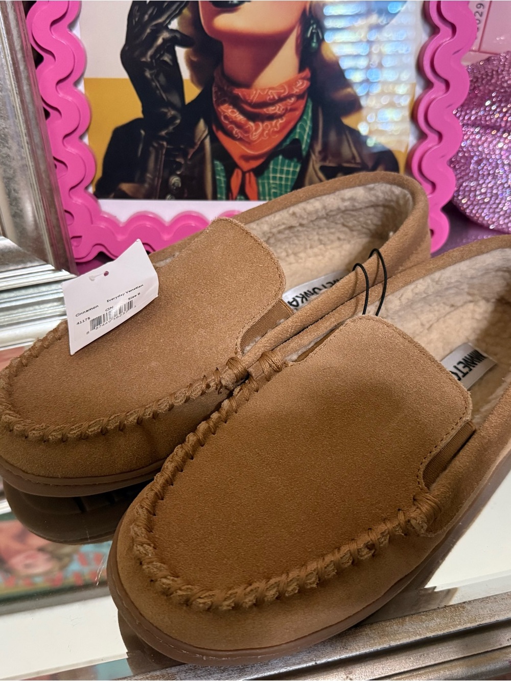 Minnetonka Everyday Venetian Suede Moccasin Slippers